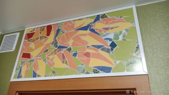 Делаем панно из битой плитки: часть 2