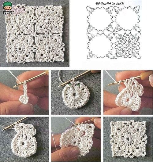 Красивые мотивы крючком Красивые мотивы крючком