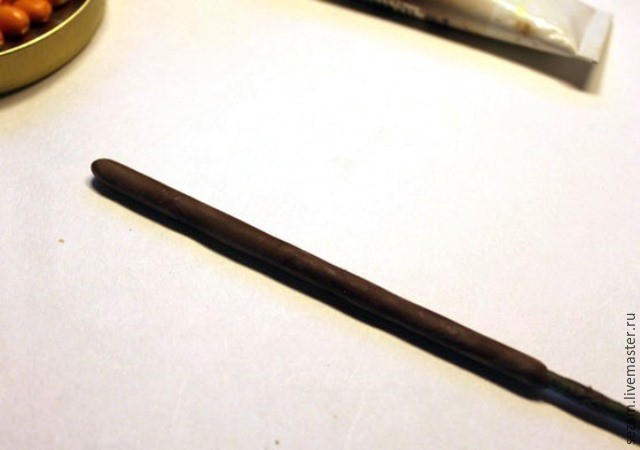 Лепим ветку облепихи: часть 4