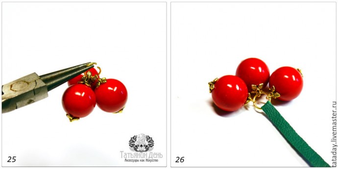 Делаем осеннюю подвеску-брелок для сумки: часть 2