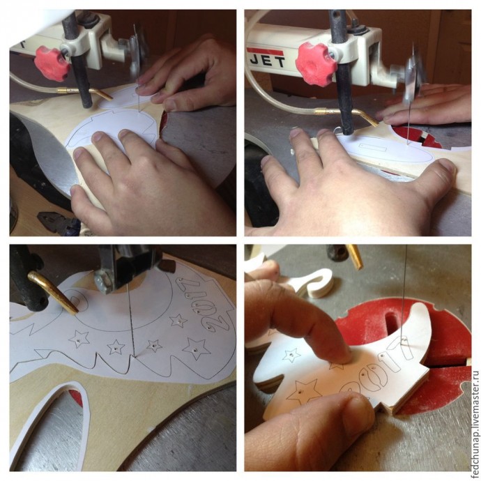 ​Новогодняя ёлочка из фанеры: часть 1