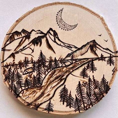 ​Пирография или выжигание по дереву