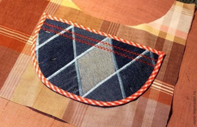 Шитьё сумки-торбы из старых джинсов