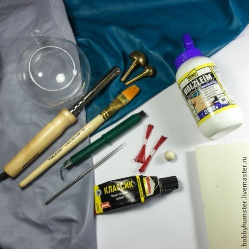 ​Создаем цветок из кожи в шарике: часть 1