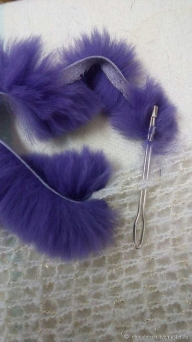 Создаем меховой шарф своими руками