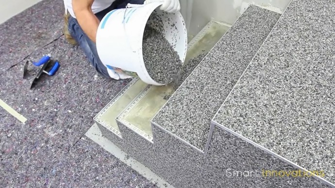 ​Терраццо из гипса или эпоксидной смолы