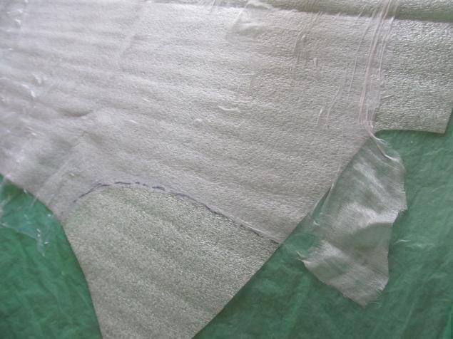 Валяние жилета в стиле "Гранж": нуно-войлок + кудри, часть 1