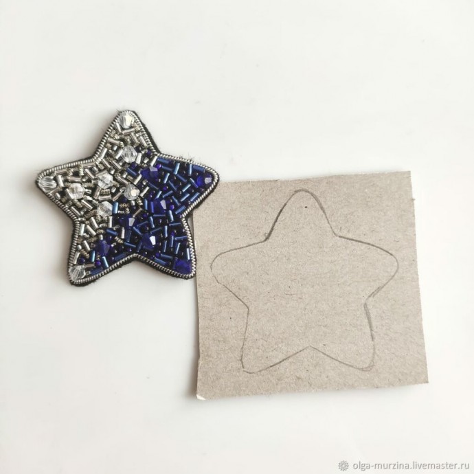 Делаем брошь из бисера звезду: часть 2 Делаем брошь из бисера звезду: часть 2