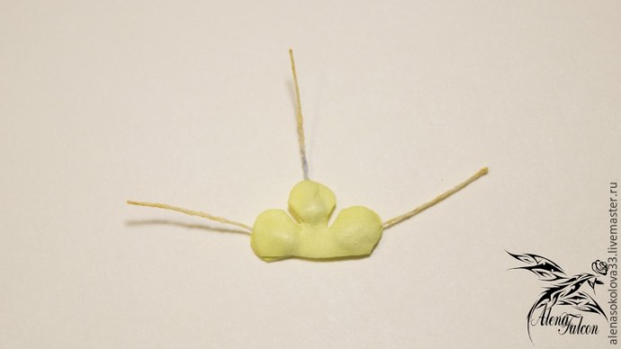 ​Делаем колосок из фоамирана: часть 2