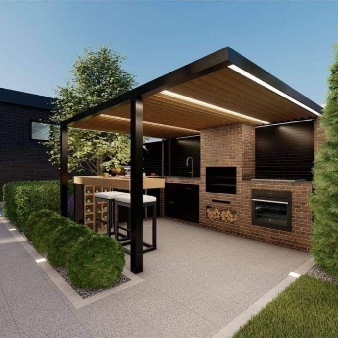 Идеи обустройства зоны барбекю