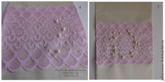 Изготовление подушечки для колец