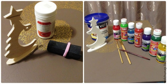 ​Новогодняя ёлочка из фанеры: часть 2