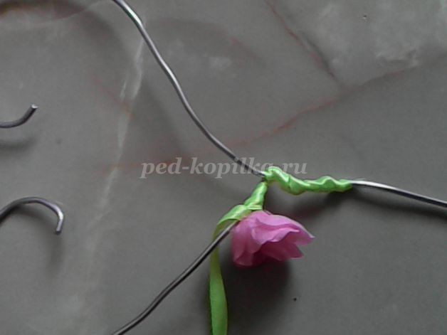 ​Топиарий "Дерево любви": часть 3