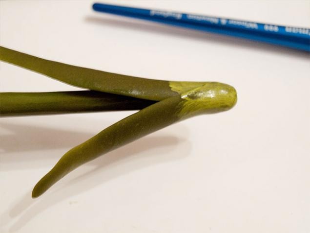 Гиацинт из холодного фарфора: подробный мастер-класс для начинающих, часть 10