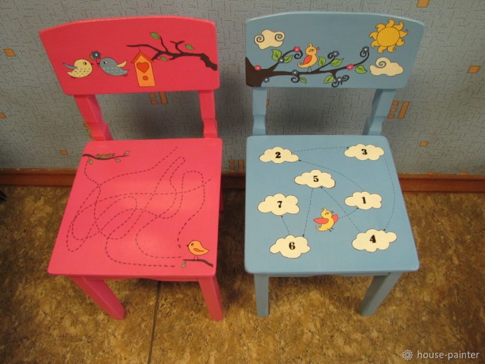 Мастерим необычный детский стульчик-развивалку