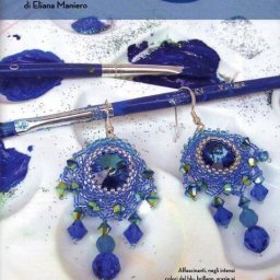 Прекрасные серьги из бисера с подвесками: мастер-класс