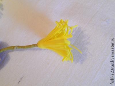 Одуванчики из фоамирана: часть 2