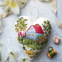 ​Сердечки с вышивкой: идеи для вдохновенного творчества