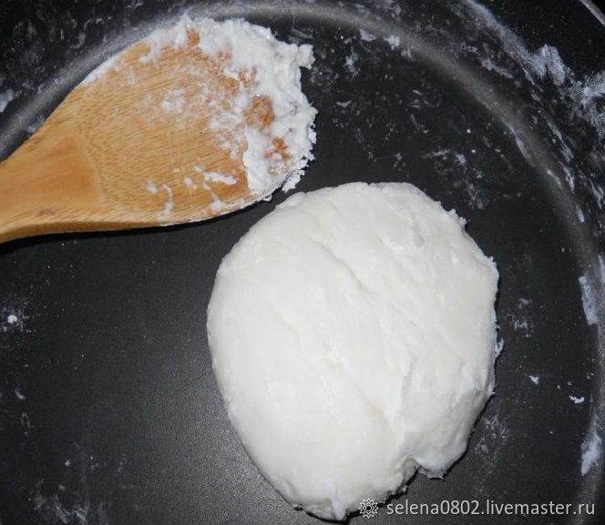 Создаём пион из холодного фарфора: часть 1