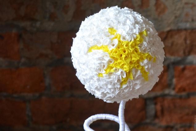 ​Топиарий из гофрированной бумаги