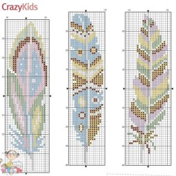 Вышиваем закладки для книг