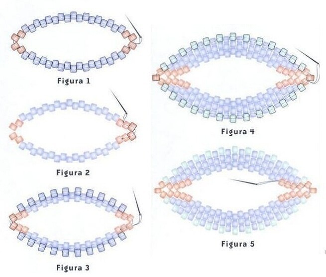 Цветочные украшения из бисера