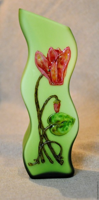 ​Декорирование вазы в стиле модерн: часть 3