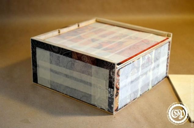 ​Коробка для чая превращается в восточную шкатулку: мастер-класс, часть 2