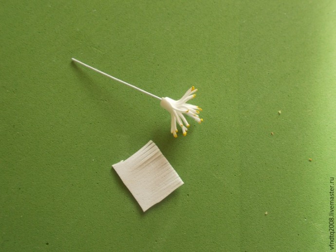 Создаем цветы яблони из фоамирана