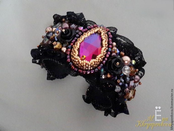 Браслет с кружевом в стиле барокко своими руками: часть 2