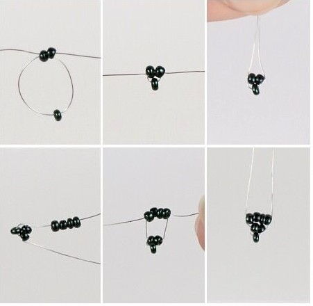 Цветочек из бисера