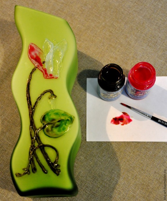 ​Декорирование вазы в стиле модерн: часть 3