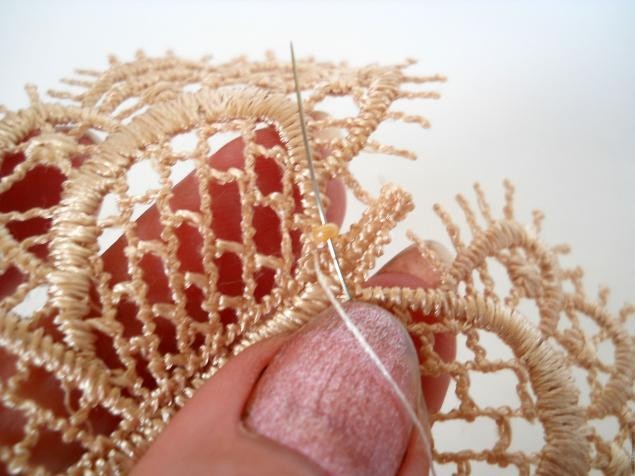 Колье "Кружевная бабочка": мастер-класс, часть 1