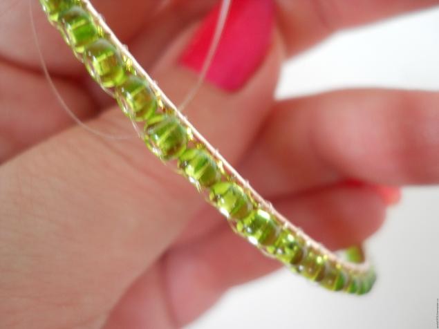 Ажурный браслет "Бабочки": часть 2