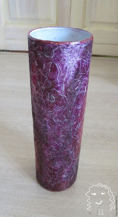 ​Декорируем вазу "Космическая фантазия": часть 2