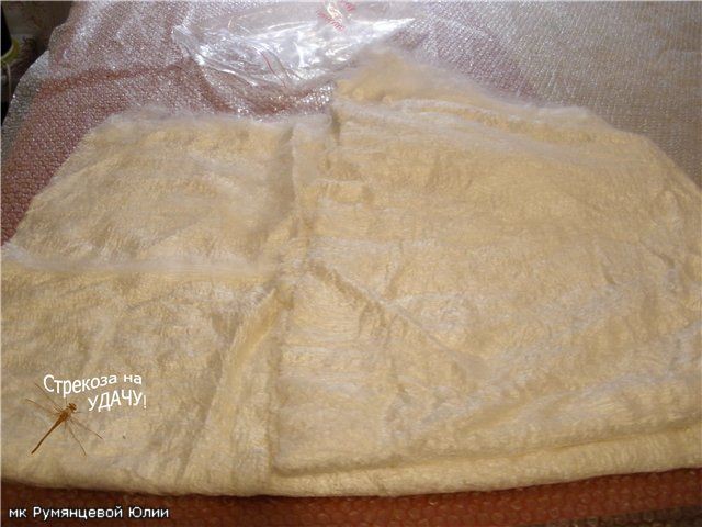 Как свалять ажурный палантин из флиса и кудрей в технике "Крыло стрекозы" Как свалять ажурный палантин из флиса и кудрей в технике "Крыло стрекозы"