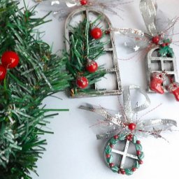 Новогодние подвески-украшение на ель "Московских окон негасимый свет": часть 2