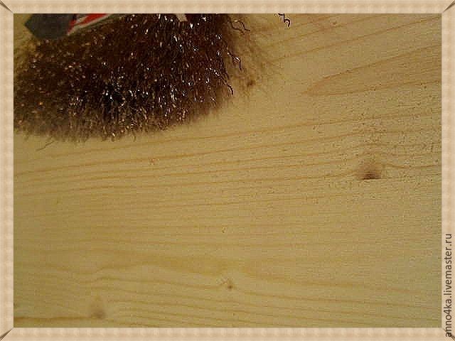 Объемный декупаж без специальных материалов: создаем панно "Ложка меда": часть 2