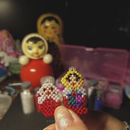 ​Опциональные схемы для бисерных изделий матрёшек