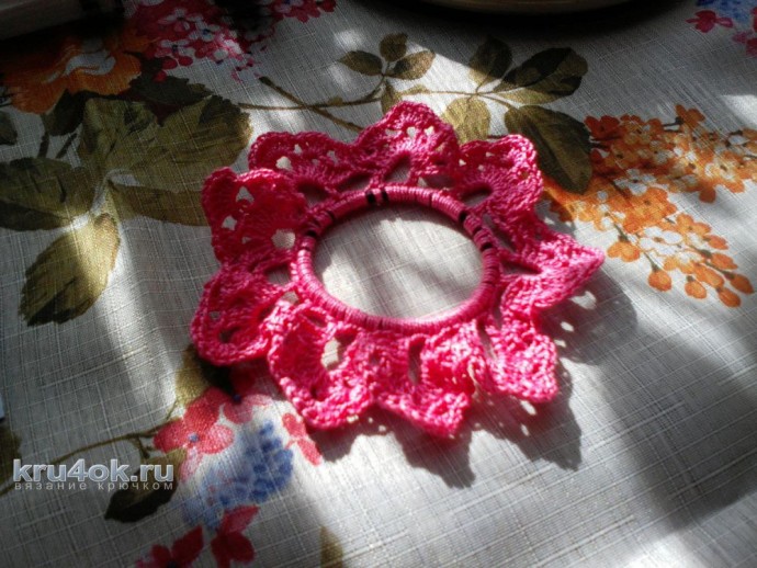 Вязаные резиночки для волос