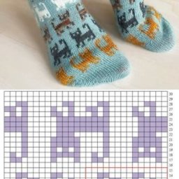 ​Забавные узоры для носков