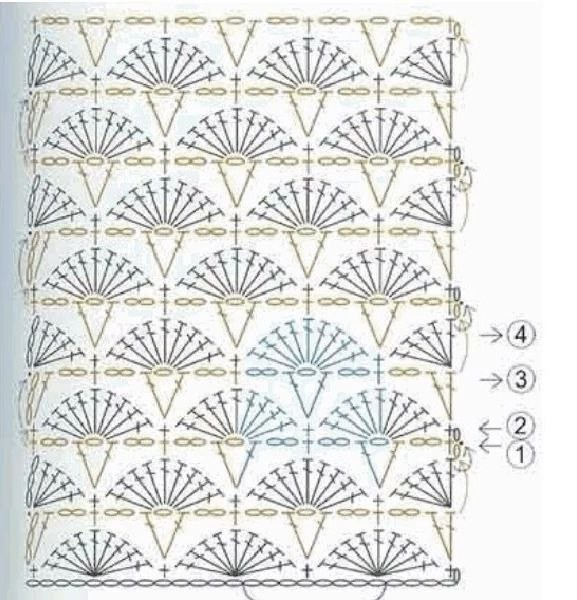 ​Интересный топ крючком