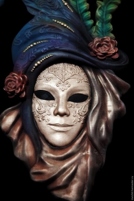 Изготавливаем маску в венецианском стиле с применением 3D технологий: часть 6