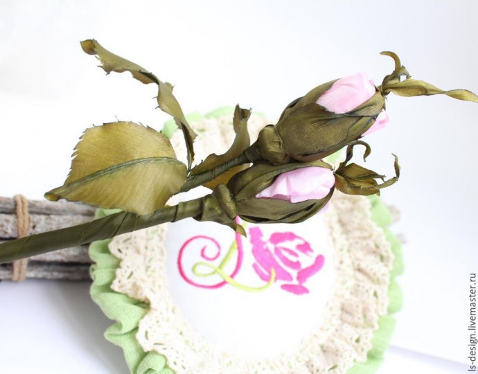 ​Роза из тафты "100 лепестков": мастер-класс, часть 5