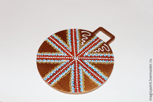 Мастер-класс по точечной росписи новогодних подвесок: часть 1 Мастер-класс по точечной росписи новогодних подвесок: часть 1