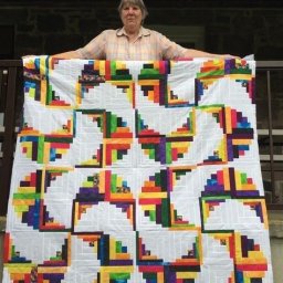 ​Образцы лоскутных блоков с использованием геометрических фигур