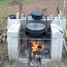 Применение бетонных блоков на даче