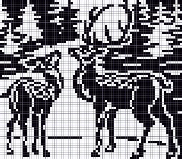 Сложные зимние жаккарды спицами Сложные зимние жаккарды спицами