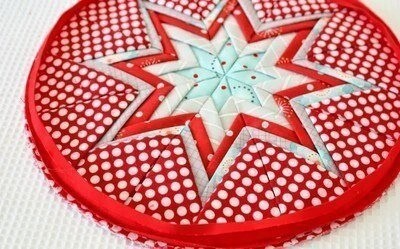 ​Салфетка в технике лоскутного шитья: мастер-класс