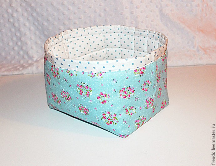 Шьем хлопковую корзину для мелочей Шьем хлопковую корзину для мелочей